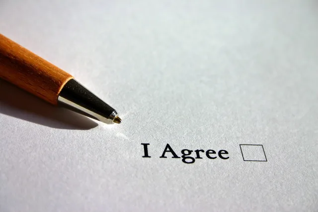 agree, english, consent, contract, agreement, cross, mark with a cross, ballpoint pen, understanding, conclusion, business deal, arrangement, match, pact, form, business, paper, document, pen, agree, agree, consent, consent, contract, contract, contract, contract, contract, agreement, agreement, conclusion, form. How to write an affiliate marketing disclosure policy without vague wording